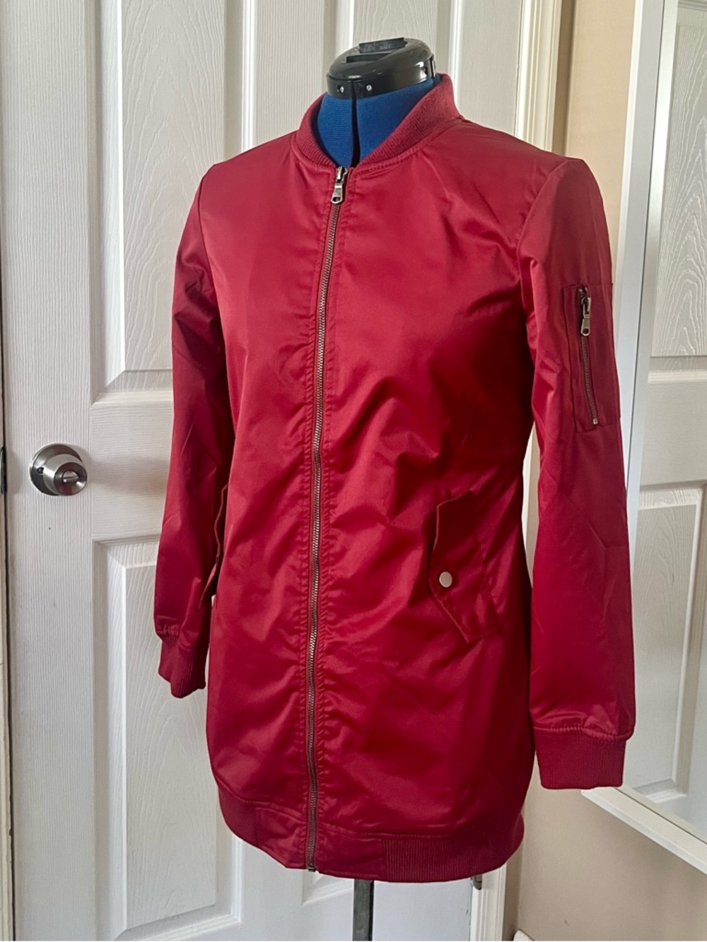 Étienne Marcel long bomber jacket/dress with pockets